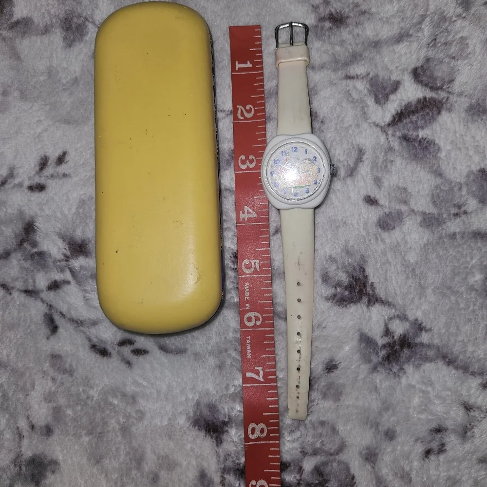 Vintage The Flintstones case and watch